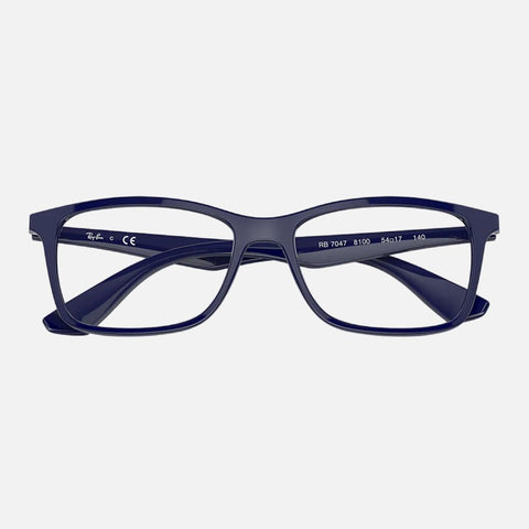 Óculos Graduados Ray-Ban 7047 Azul Vista Cima