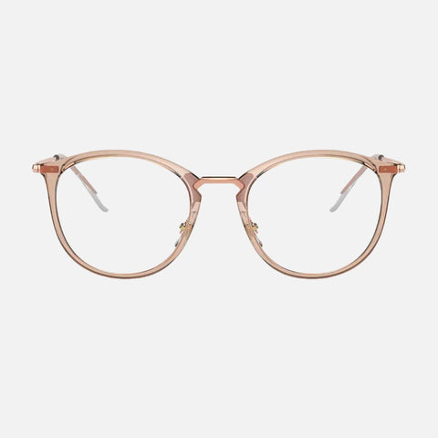 Óculos Graduados Ray-Ban 7140 Dourado Vista Frontal