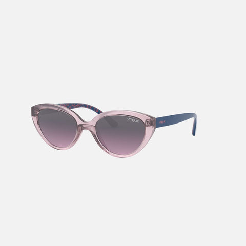 Óculos de Sol Criança Vogue 2002 Rosa Transparente Vista Lateral Direita