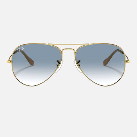 Óculos de Sol Ray-Ban Aviator Laroe 3025 Dourado Vista Frontal