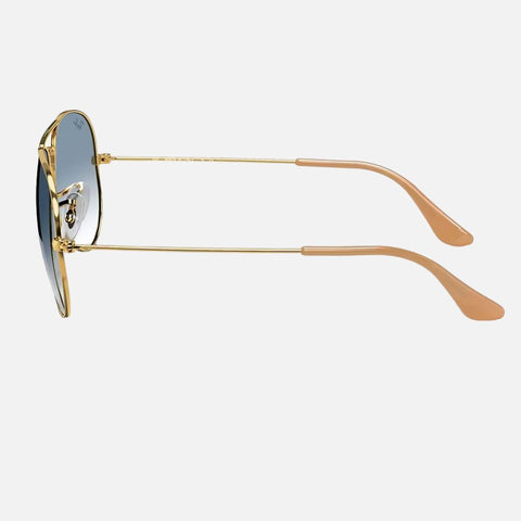Óculos de Sol Ray-Ban Aviator Laroe 3025 Dourado Vista Perfil