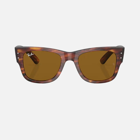 Óculos de Sol Ray-Ban Mega Wayfarer 0840S Havana Vista Frontal
