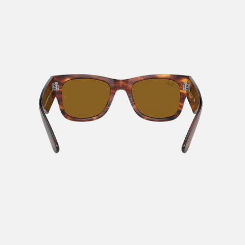 Óculos de Sol Ray-Ban Mega Wayfarer 0840S Havana Vista Trás