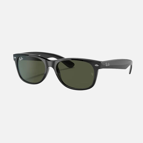 Óculos de Sol Ray-Ban New WayFarer 2132 Pretos Vista Lateral Direita