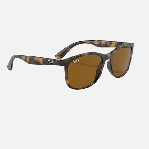 Óculos de Sol Ray-Ban 4374 Havana Vista Lateral Esquerda