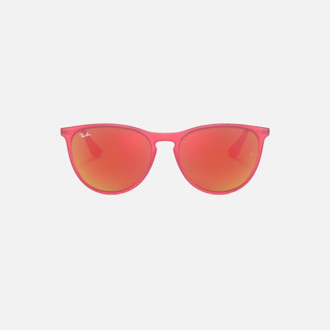 Óculos de Sol Crianca Ray-Ban 9060S Rosa Vista Frontal