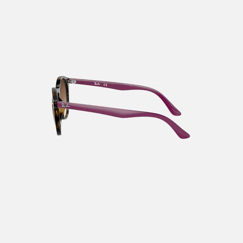Óculos de Sol Crianca Ray-Ban 9064S Roxo Vista Perfil