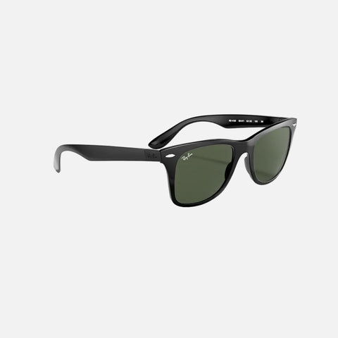 Óculos de Sol Ray-Ban Mega Wayfarer Liteforce 4195 Preto Vista Lado Esquerdo